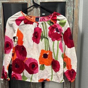 GAP Kids Colorful Floral Top
